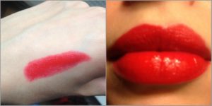 Avon lipstick in Lava Love swatch