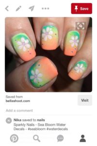 Pinterest inspired nail art