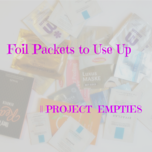 Foil packets to use up
