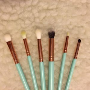 Brushes I kept, you can see the yellow on 2nd and 5th brush